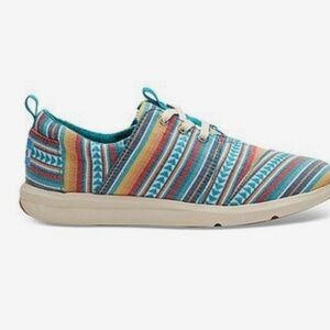 Toms Vibrant Multicolor Striped Sneakers